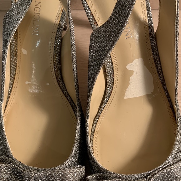 Enzo Angiolini Silver sling back pump size 7.5. - Picture 4 of 4